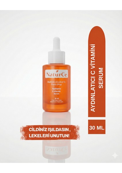 Aydınlatıcı C Vitamini & Ferulik Asit Serumu - Antioksidan Etkili