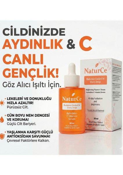 Aydınlatıcı C Vitamini & Ferulik Asit Serumu - Antioksidan Etkili fiyatları