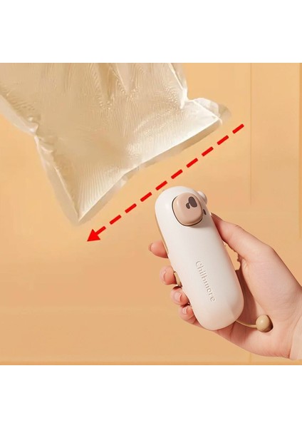 USB Şarjlı Poşet Mühürleyici, Taşınabilir Atıştırmalık Kapatıcı