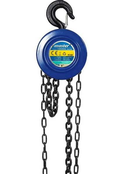 Gordonx 1 Ton 3 Metre Zincirli Caraskal Mavi, Güçlü ve Dayanıklı Kullanım