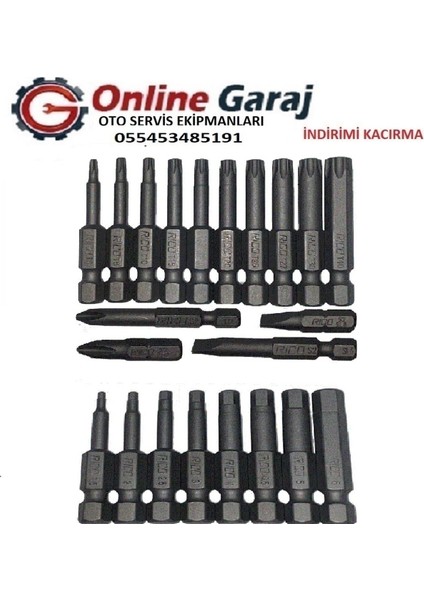 22 Parça Çok Amaçlı Matkap Uç Seti, Manyetik ve Dayanıklı Çelik