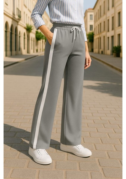 Yanı Şeritli Bayan Eşofman 2iplik Kompakt A++Kaliteli Kumaş