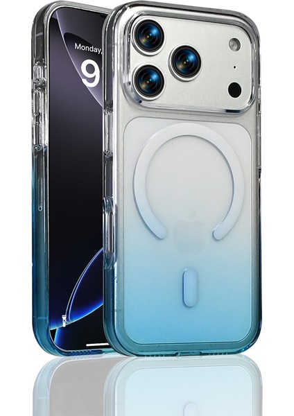 iPhone 17 Pro Kılıf Kablosuz Şarj Özellikli Septik Silikon Kapak