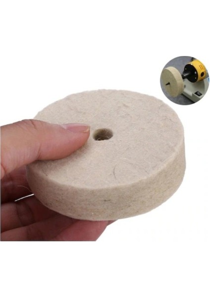 Parlatma ve Polisaj Için Metal, Seramik ve Mermer Keçesi Seti