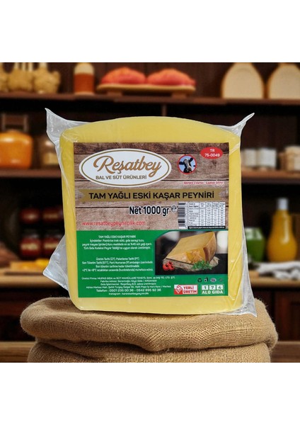 Yöresel Kars Eski Kaşar Peyniri 1 kg