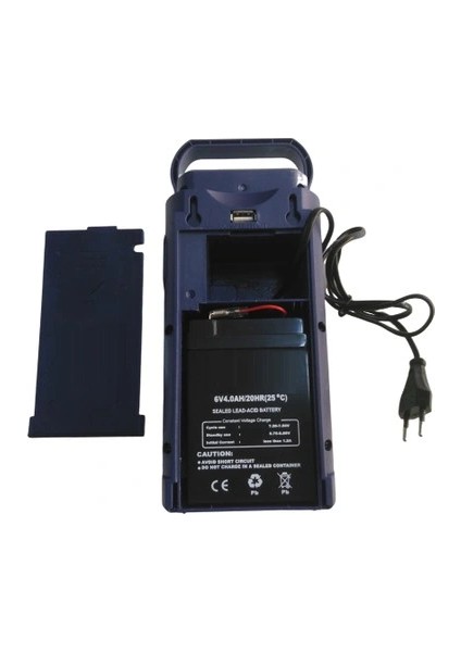 USB Şarj Çıkışlı 24 LED 80 Saat Akülü Şarjlı Işıldak (5047) modelleri