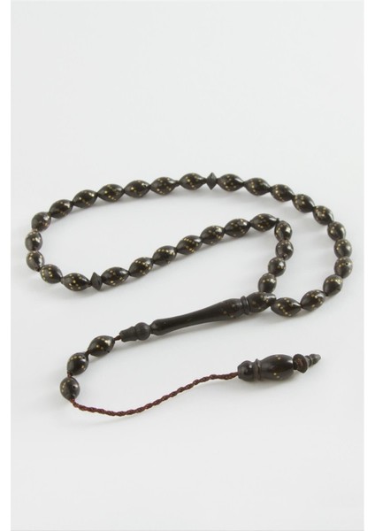 Damla Kesim Işlemeli Kuka Tesbih 5*8 mm