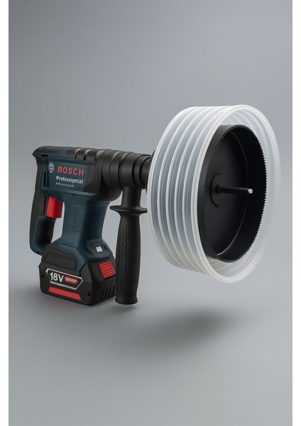 Vantuzlu Körüklü Delik Delme Panç ve Toz Tutucu Matkap Ucu Pratik Aparat