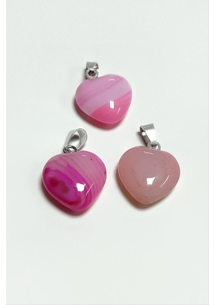 Akik Kalpli Doğaltaş Kolye Ucu Küçük 1,5 cm