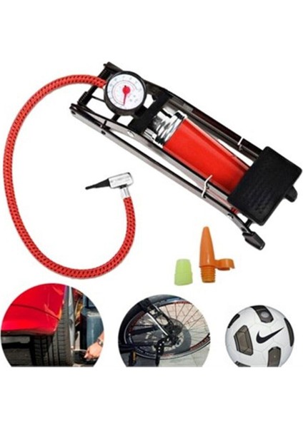 Şişirme Top Bisiklet Balon Yatağı Ayak Pompası Kompresör