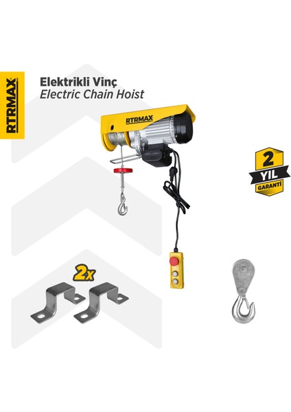 Yüksek Performanslı 1900W Bakır Sargılı Elektrikli Vinç, Güç ve Güvenle Kullanım fiyatları