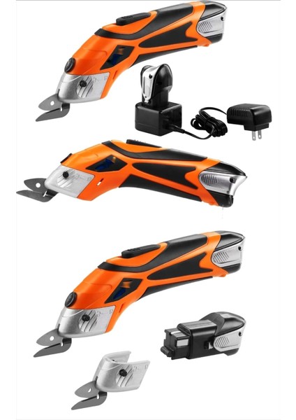 Çok Amaçlı Kesim Makası 2'li Yedek Bıçaklı, Kumaş, Deri, Karton Uygun