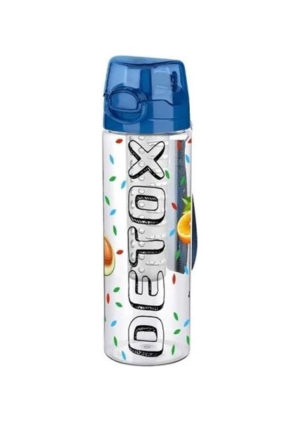 Tutma Saplı Kilitli Kendiliğinden Süzgeçli Kolay Taşınabilir Detoks Sporcu Diyet Matarası (5047) indirimleri