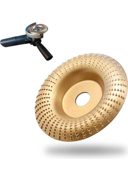 Ahşap Törpü Eğe Disk 100MM, Oval Oyma ve Şekillendirme Taşlama Diski