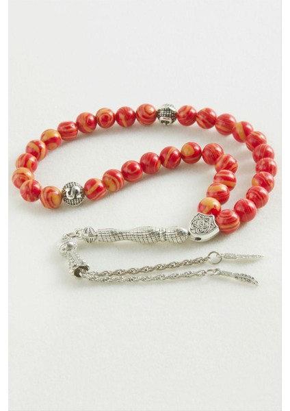 Akik Doğaltaş Tesbih 8 mm