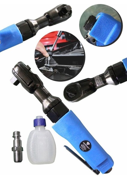 Yüksek Hızlı 1/2 Inşaat Havalı Cırcır Kolu Sökme ve Sıkma Makinesi