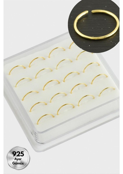 Halka Gümüş Hızma 20 Adet