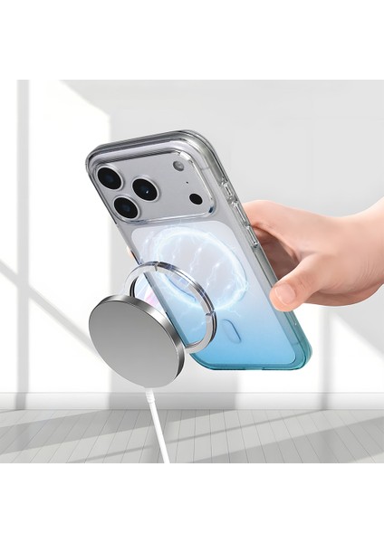 iPhone 17 Pro Kılıf Kablosuz Şarj Özellikli Septik Silikon Kapak fiyatları