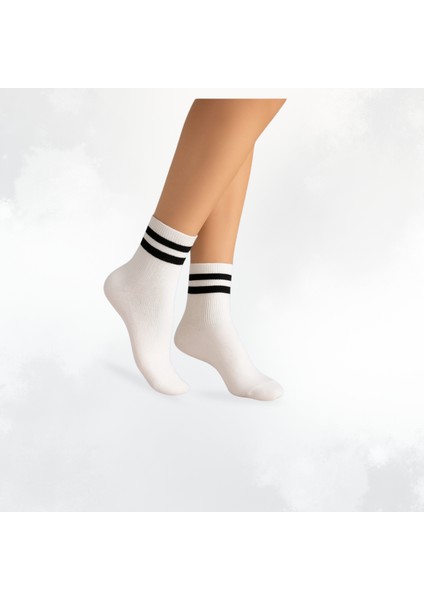 Premium Karışık 5’li Kadın Kolej Çorap Seti - Rahat ve Şık Kullanım modelleri