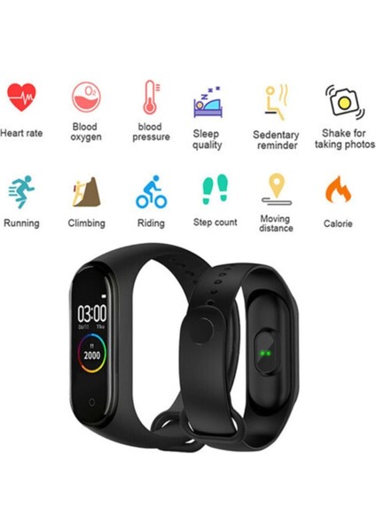 Renkli Ekranlı Akıllı Bileklik Saat, Adım ve Uyku Takip Özellikli
