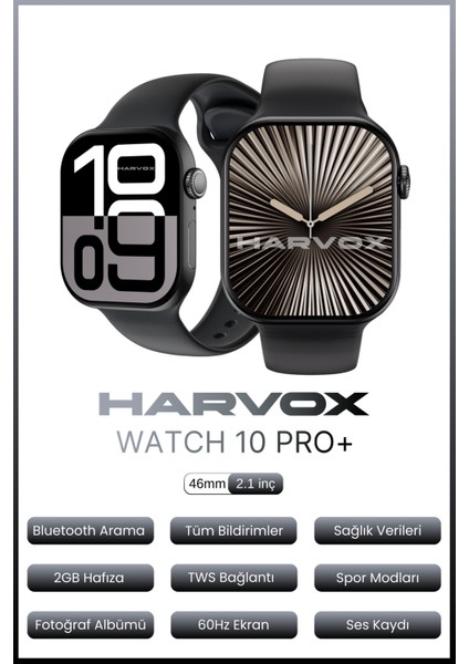 Şık ve Çok Fonksiyonlu Akıllı Saat, iPhone ve Android Uyumlu