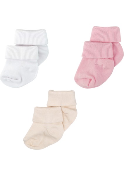 3'lü Bebek ve Çocuk Pamuklu Külotlu Çorap & Yenidoğan Bambu Bebek Çorap Seti, Yumuşak, Esnek Yapılı indirimleri
