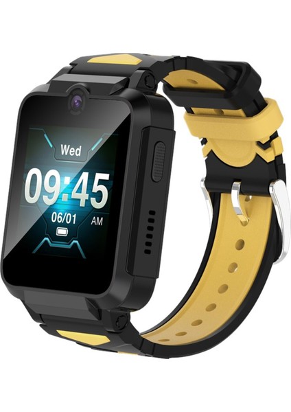 Şık Siyah ve Sarı Çok Fonksiyonlu Aile Saati, Modern Tasarım