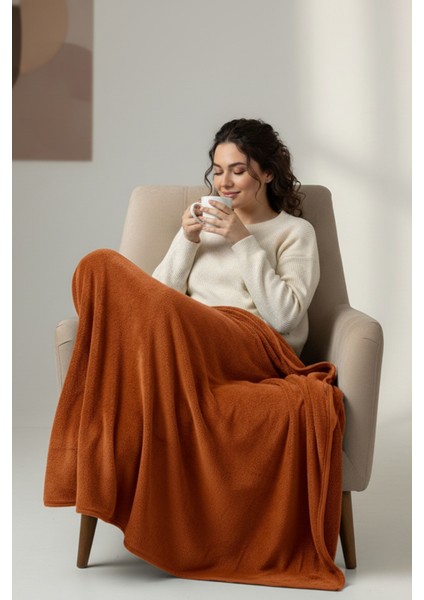 Evoria Wellsoft Peluş Çift Kişilik Tv Battaniyesi 200X220CM | Kiremit modelleri