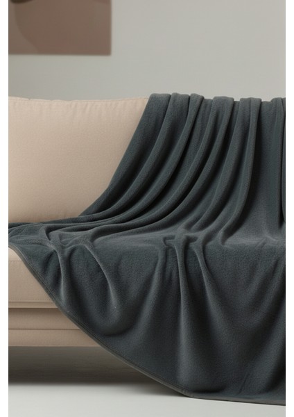 Evoria Wellsoft Peluş Çift Kişilik Tv Battaniyesi 200X220CM | Antrasit indirimleri