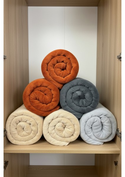 Evoria Wellsoft Peluş Tek Kişilik Tv Battaniyesi 150X200CM | Kiremit