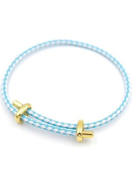 Hasır Bileklik - Mavi