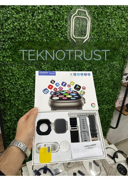 Vn Ultra 2 Akıllı Saat, Wi-Fi, Navigasyon, Mesaj, Play Store, Android, iPhone Destekli fiyatları