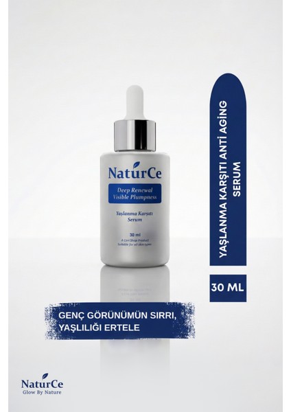 Kırışıklık ve Yaşlanma Karşıtı Anti-Aging Serum Kolajen Destekli