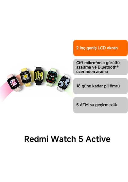 Sesli Görüşme Özellikli Siyah Akıllı Saat, Xiaomi Türkiye Garantili fiyatları