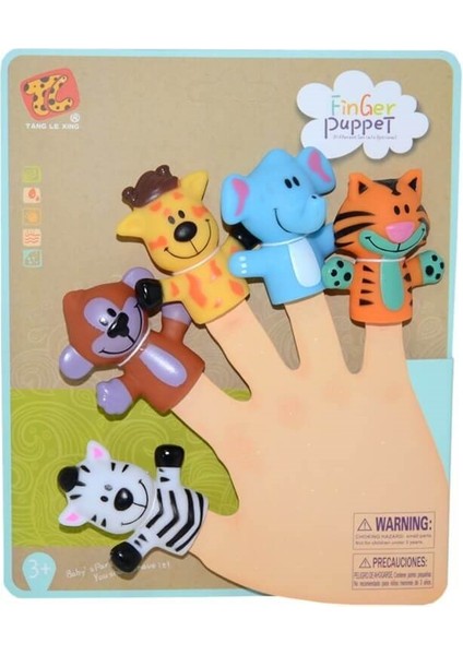 Finger Puppet Hayvan Figürlü Parmak Kuklası