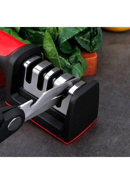 Buğz 4 Aşamaları Kaymaz Taban Hızlı Bıçak Makas Bileme Aracı modelleri