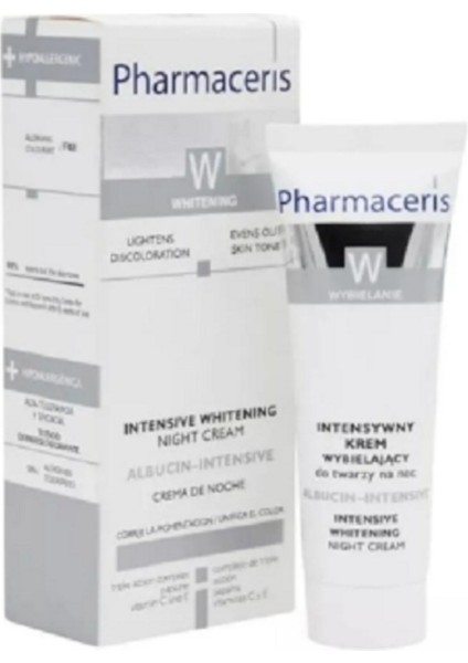 W Albucin-Intensive Whitening Renk Eşitsizliklerini Düzenleyici ve Önleyici E Vitamini Krem 30 ml