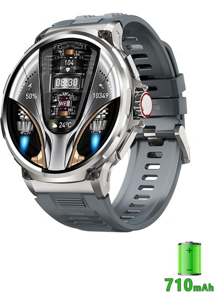 Amoled Ekran Metal Kordon Akıllı Saat, 710MAH Batarya, Su Geçirmez, Android & Ios fiyatları