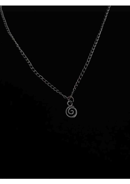 Spiral Zincir Kolye Y2K