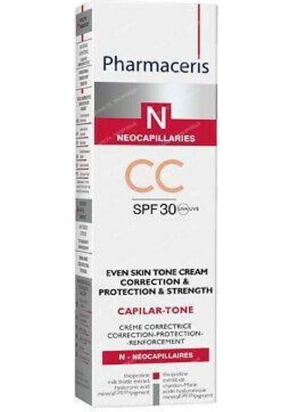 N Capilar-Ciltleri Güçlendirici,düzeltici ve Cilt Tonu Eşitleyici cc KREM-SPF30 40 ml ELEG.1852