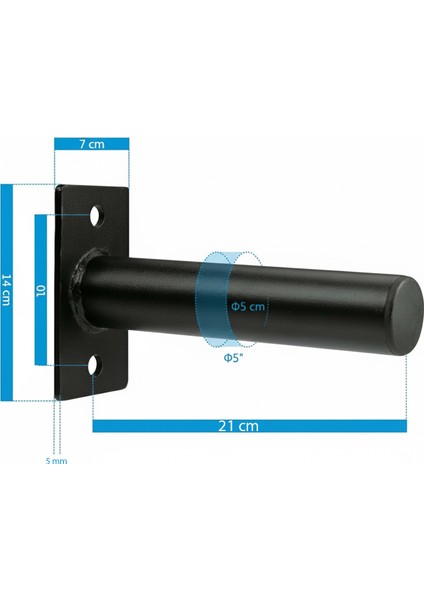 Duvar Montajlı Olimpik Ağırlık Plaka Depolama Barı | Metal Plate Holder | Fitness Plaka Askısı fiyatları
