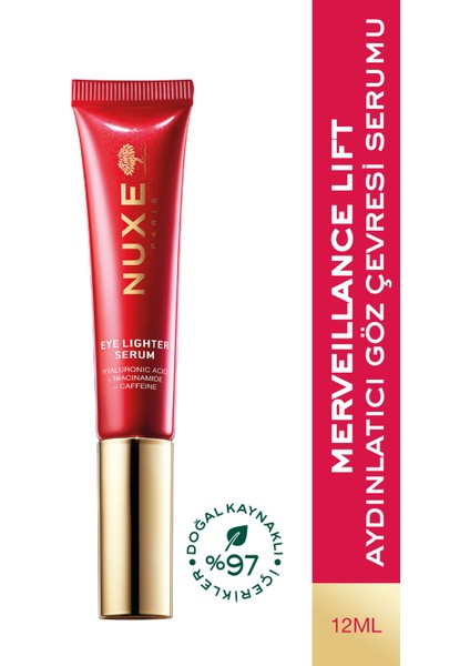 Düzenli Kullanımda Leke Karşıtı Etki Sunan Yenileyici Aydınlatıcı Göz Çevresi Serumu 12ML