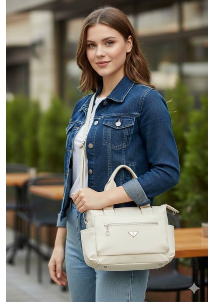 Kadın Çok Bölmeli Uzun Askılı El ve Omuz