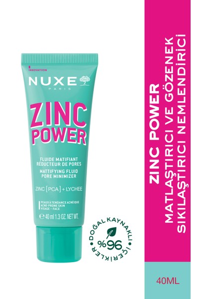 Yağlı ve Gözenekli Ciltler Için Matlaştırıcı ve Gözenek Sıkılaştırıcı Bakım 40ML