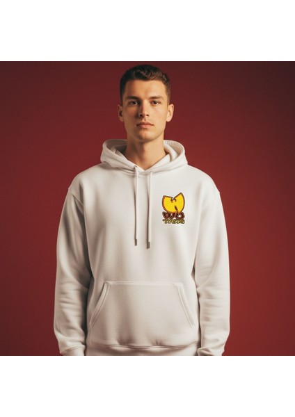 Wutanc Baskılı Unisex 3 Iplik Polarlı Oversize Sonbahar/kış Kapüşonlu Kanguru Cepli Sweatshirt fiyatları