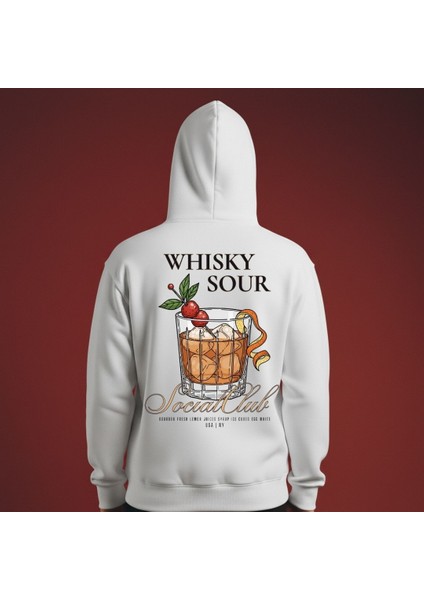 Kapşonlu 3 Iplik Kokteyl Oversize Sweatshirt - Unisex Rahat Kalıp, Sokak Modası, Günlük Stil