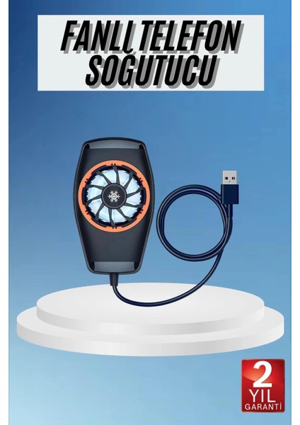Buğz Telefon Soğutucu Fan Güçlü Motor Radyatör Cep Telefon Soğutma