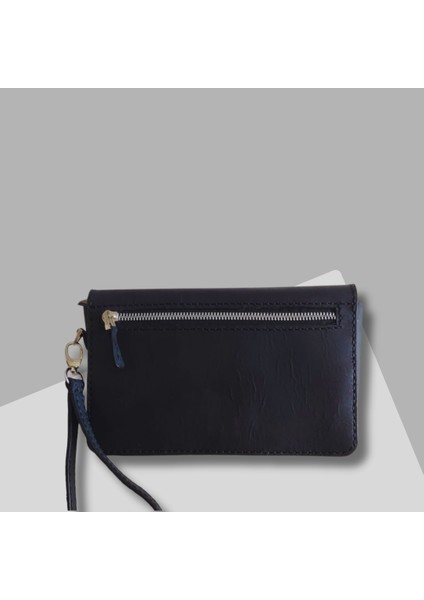 El Yapımı Hakiki Deri Çok Fonksiyonlu El Çantası (12X21X3 Cm) modelleri