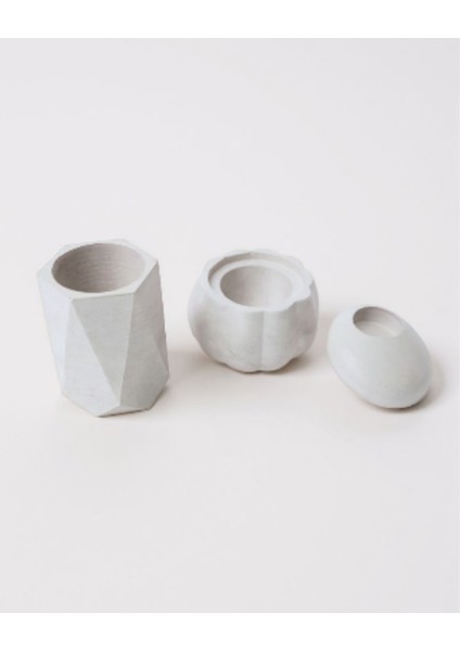 Ev Dekorasyon Seti 3\'lü | Vazo & Saksı & Mumluk | Premium Masa Üstü Organizer fiyatları