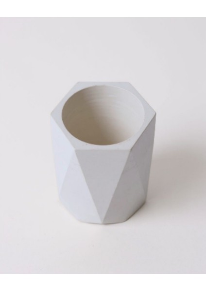 Ev Dekorasyon Seti 3\'lü | Vazo & Saksı & Mumluk | Premium Masa Üstü Organizer